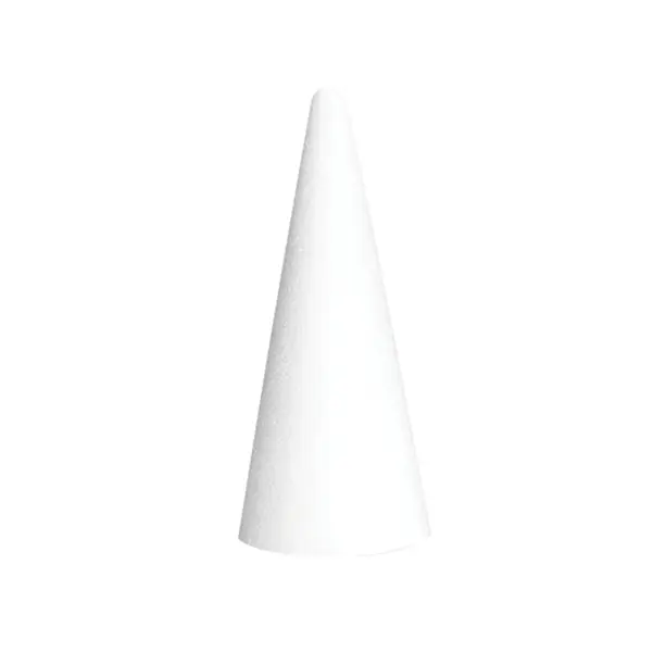 6x CONO in POLISTIROLO ESPANSO D90mm H200mm RI.PLAST