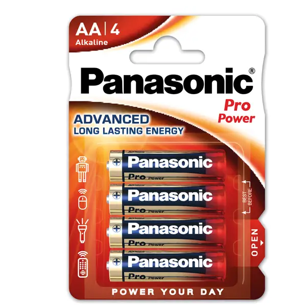1x BLISTER 4 stilo LR6 Pro Power AA PANASONIC