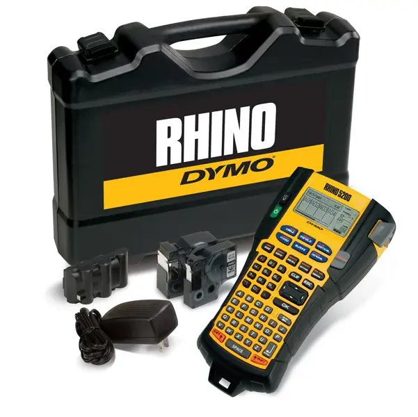 1x ETICHETTATRICE INDUSTRIALE RHINO 5200 IN KIT DYMO