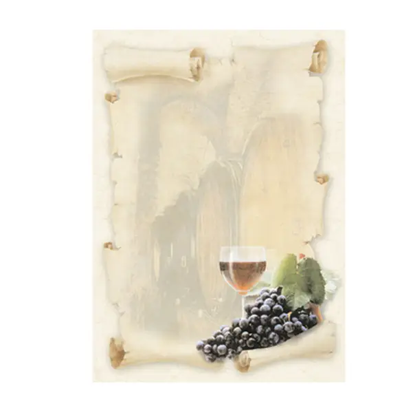 1x CARTA CON STAMPA "CANTINA'" A4 90GR 20FG DECADRY