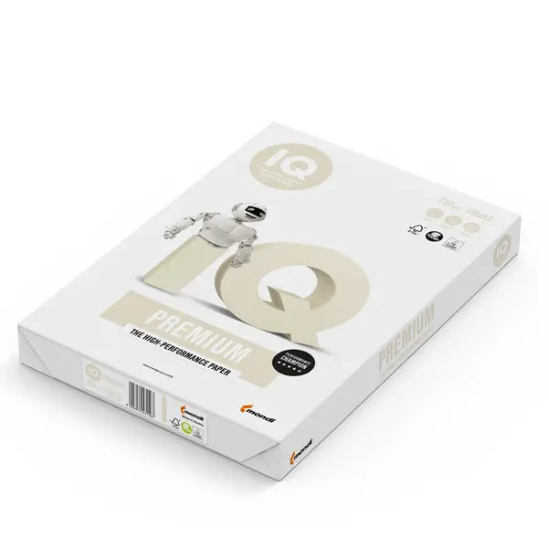 1x CARTA BIANCA IQ PREMIUM A3 297x420mm 250gr 150fg MONDI