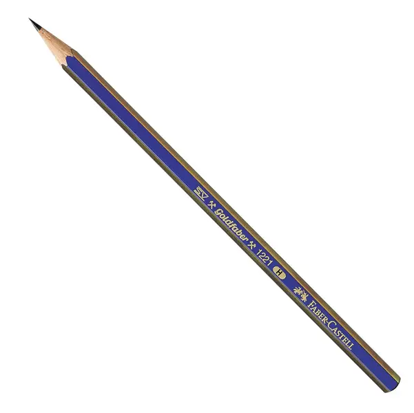 12x MATITA GRAFITE GOLDFABER 1221 ESAGONALE FABER CASTELL H