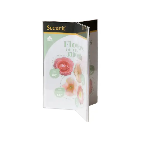 1x DISPLAY PORTAMENU' a Y 10,5x14,8cm (A6) Securit