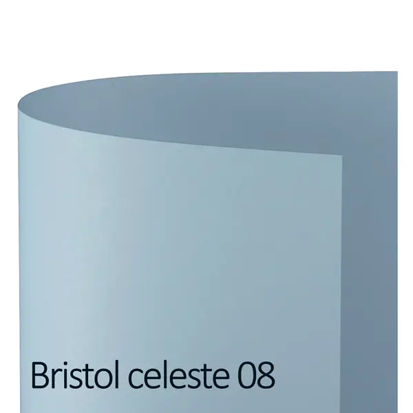 1x Conf.25 cartoncino Bristol Color 200gr 50x70cm celeste 08 Favini