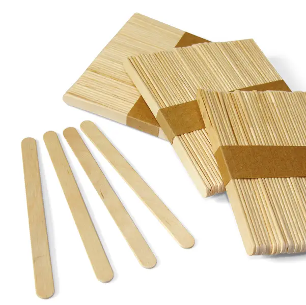 12x Set 50pz stecche in legno dim. 10x115mm Deco