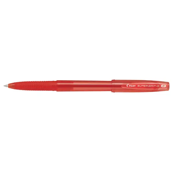 12x Penna a sfera SUPERGRIP G con cappuccio punta 0,7mm rosso PILOT