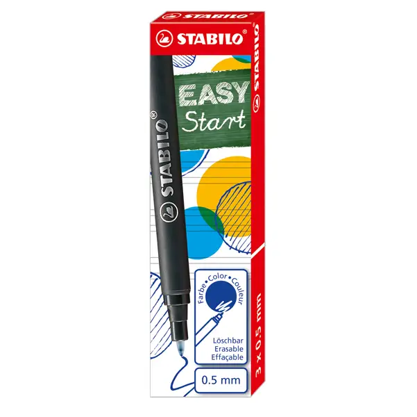 1x SCATOLA 3 PZ. REFILL BLU PUNTA M PER SFEROGRAFICA STABILO EASYORIGINAL