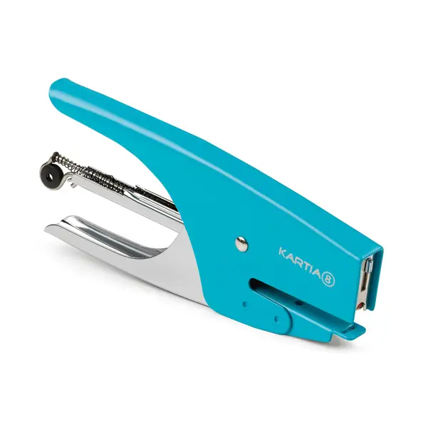1x CUCITRICE A PINZA TURCHESE MAX 200 PUNTI KARTIA