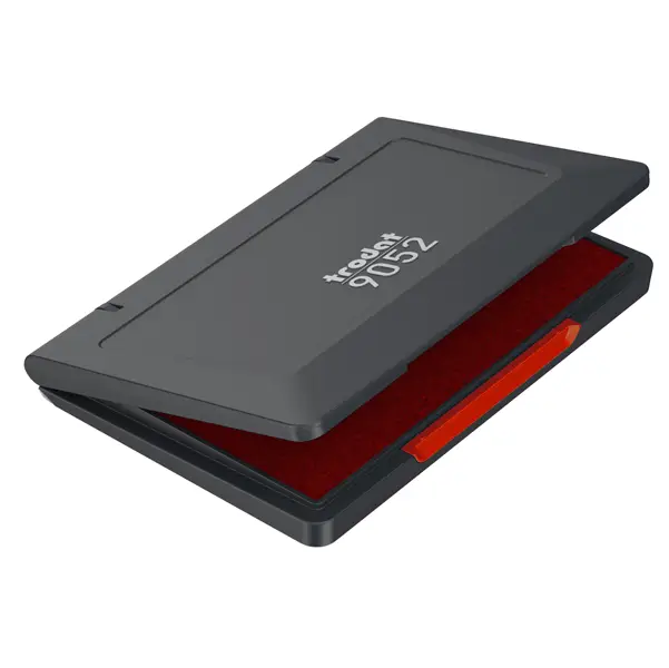 1x CUSCINETTO 7X11CM ROSSO per TIMBRI IN GOMMA 9052 TRODAT