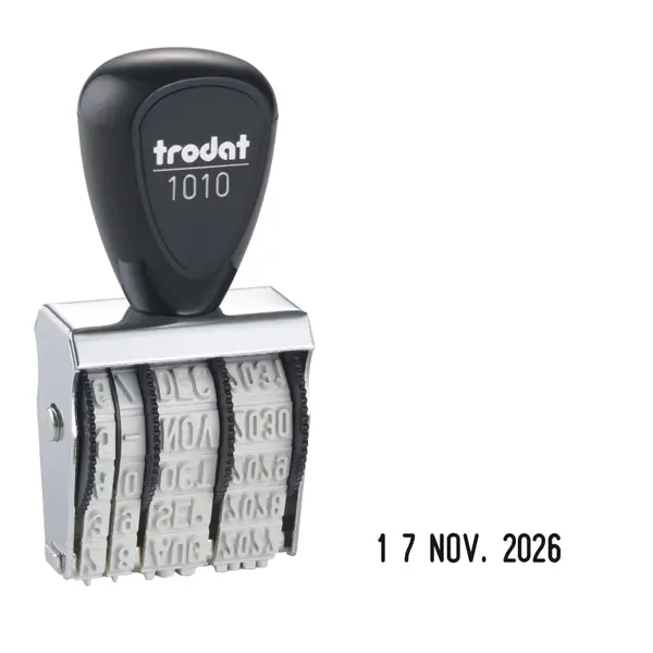 1x Timbro 1010 manuale DATARIO 4mm TRODAT