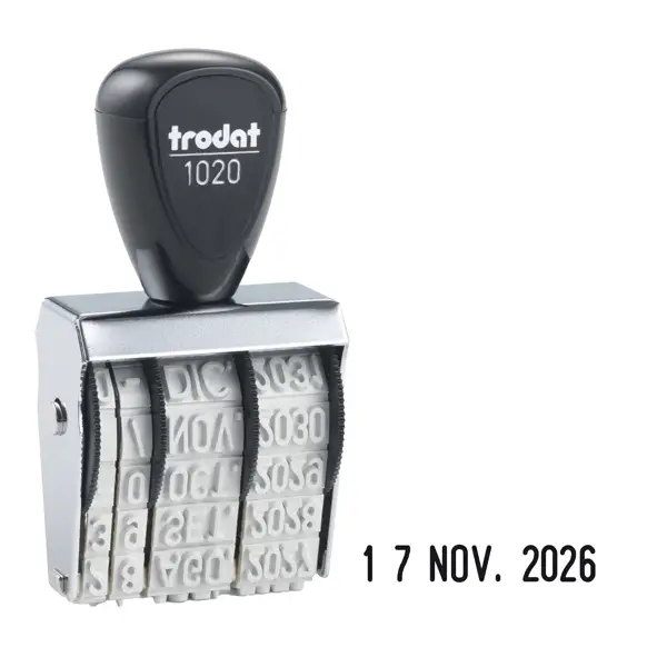 1x Timbro 1020 manuale DATARIO 5mm TRODAT
