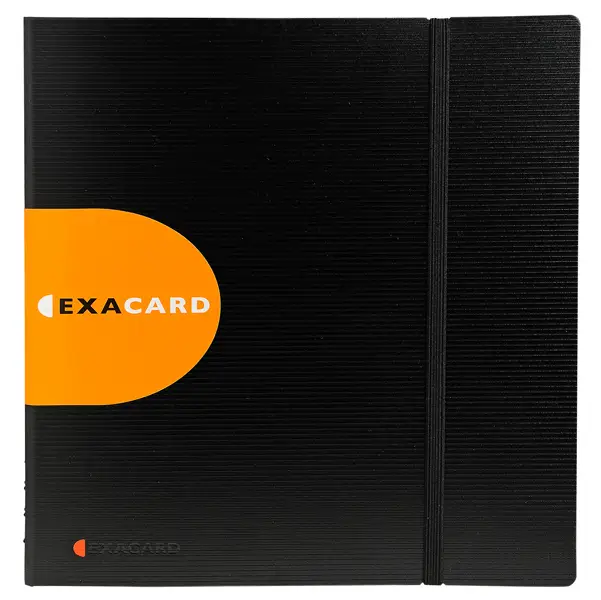 1x PORTABIGLIETTI da VISITA 320 posti 26,5x25cm Exacard Exacompta