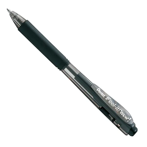 12x Penna sfera a scatto Feel It Wow BX440 nero 1.0mm PENTEL