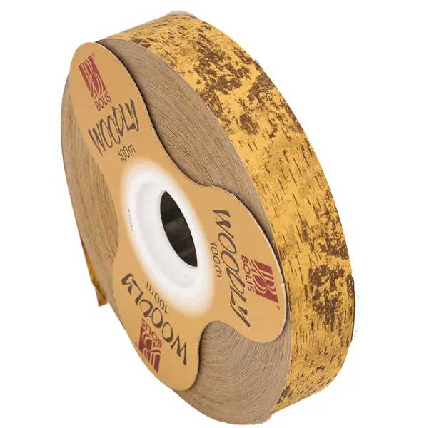 1x Rotolo nastro Woodly Corteggia 24mmx100mt marrone chiaro Bolis