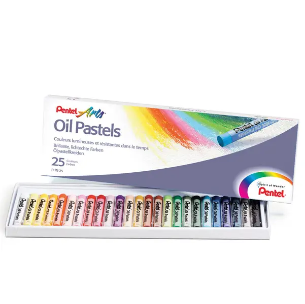 1x Astuccio 25 pastelli a olio PENTEL Arts