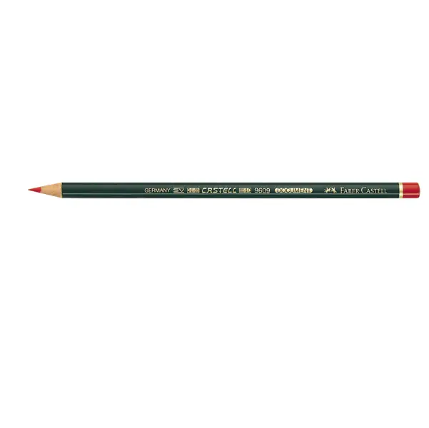 12x Matita Castell Document colore rosso FABER CASTELL