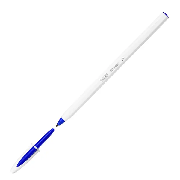 1x Scatola 20 penna sfera CristalR Up medio 1,2mm blu BICR