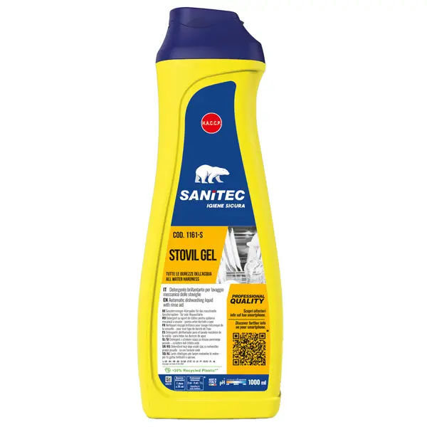 1x Detergente lavastoviglie Stovil Gel 1Lt Sanitec
