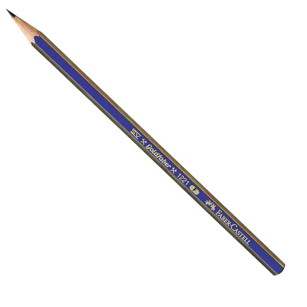12x MATITA GRAFITE GOLDFABER 1221 ESAGONALE FABER CASTELL F