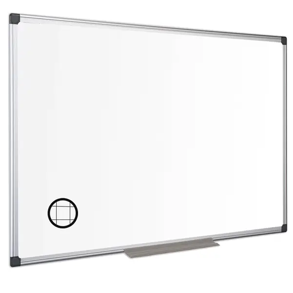 1x Lavagna magnetica a quadretti 90x120cm Maya Bi-Office