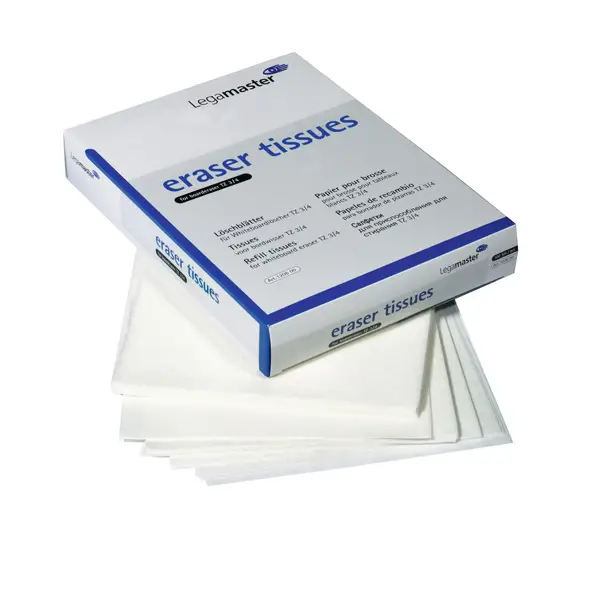 1x 100 Salviette di ricambio per cancellino TZ4 Legamaster