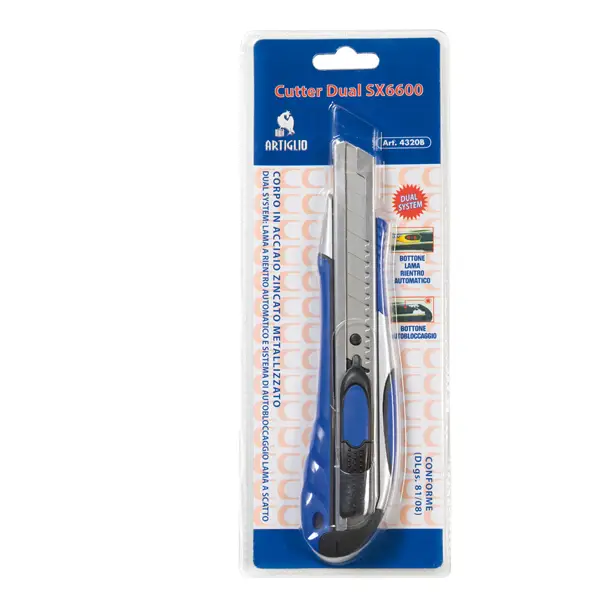 1x Cutter Dual System SX-6600 Lama larga 18mm Artiglio