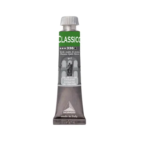 1x Colore a olio extrafine 20ml verde ossido di cromo Maimeri
