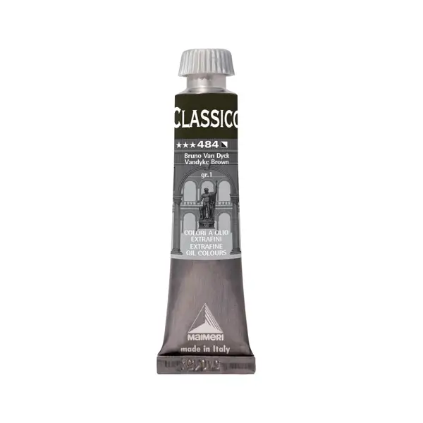 1x Colore a olio extrafine 20ml Bruno Van Dyck Maimeri