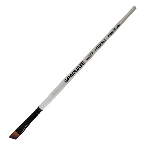 3x Pennello sintetico Graduate angolare n.1/2 manico corto Daler Rowney