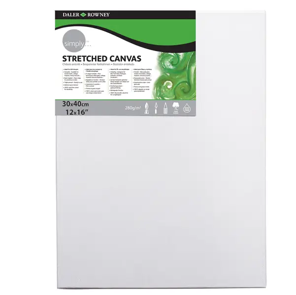 1x Telaio telato 30x40cm Daler Rowney