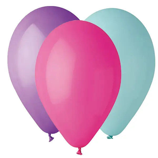 1x Busta 16 palloncini in lattice D30cm colori assortiti Big Party