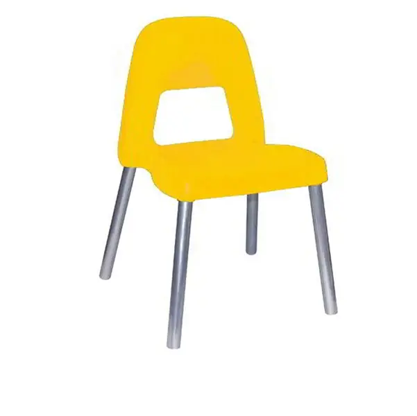 1x Sedia per bambini Piuma H31cm giallo CWR