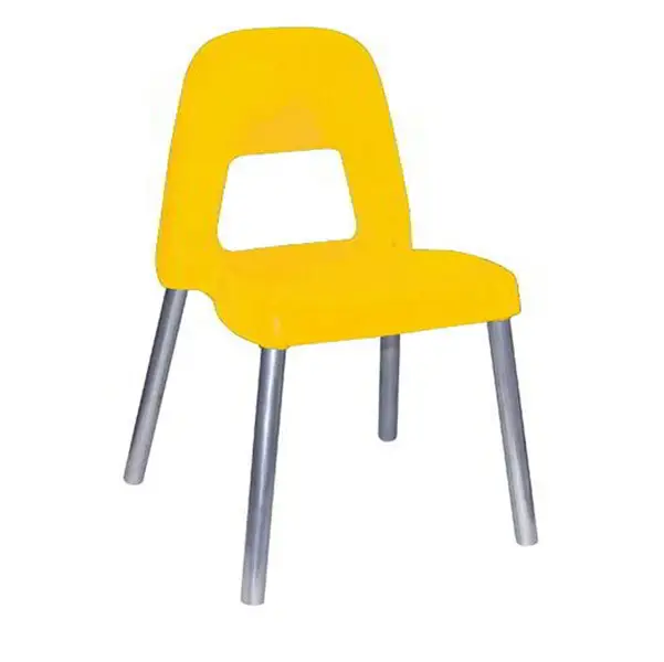 1x Sedia per bambini Piuma H35cm giallo CWR