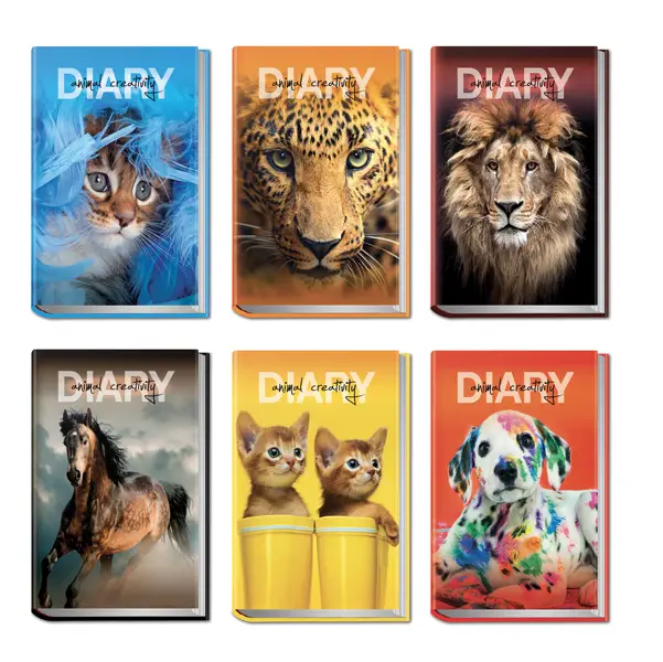 12x Diario 12 mesi Animal Friends Riplast