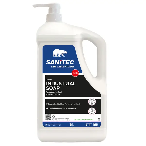 1x Sapone lavamani Industria Soap 5 Lt in tanica dispenser Sanitec