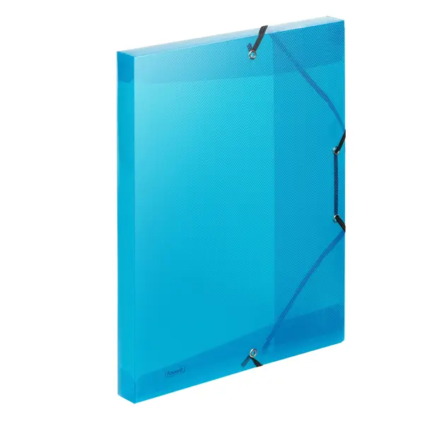 1x Cartella 3L C/elastico blu LUMINA 24x32 D 2,5cm Favorit