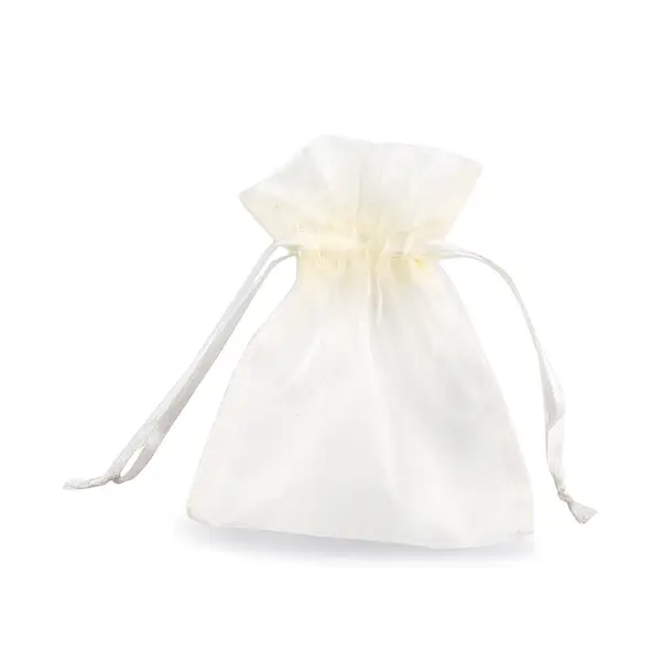 1x 20 Sacchetti organza Milly 8,5x10cm avorio