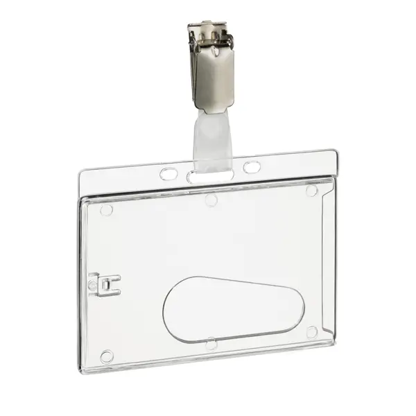 1x 50 Portabadge rigido con clip 54X87mm 8950 Durable