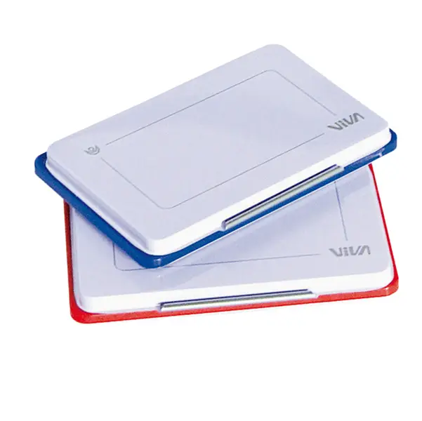 1x Cuscinetto per timbro in gomma Blu Viva
