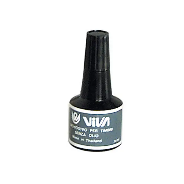 1x Inchiostro per cuscinetti a base alcool 30gr nero Viva