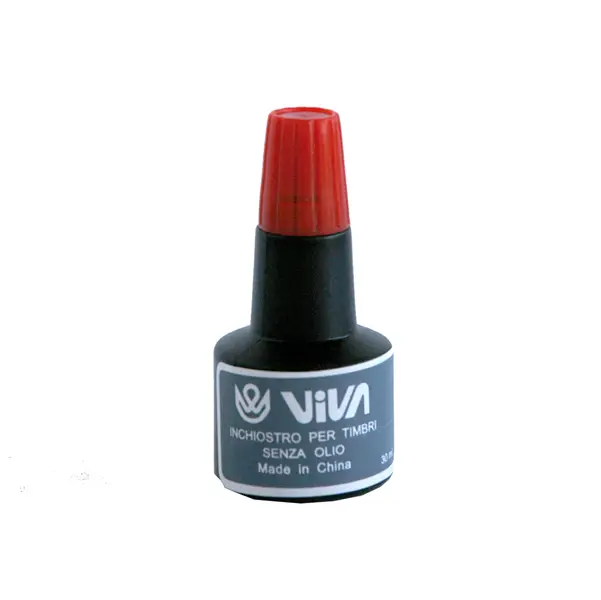 1x Inchiostro per cuscinetti a base alcool 30gr rosso Viva