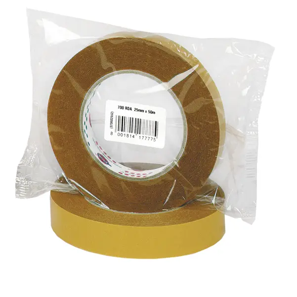 1x Nastro biadesivo 700RDA 25mmx50mt in caramella Eurocel