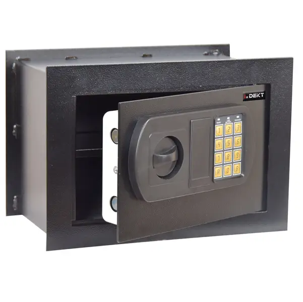 1x Cassaforte da muro con serratura elettronica 330x200x230mm Iternet