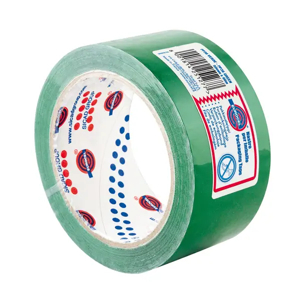 1x Nastro adesivo 50mm x 66m Verde PP36NN Eurocel