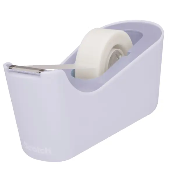 1x Dispenser da Tavolo C18 Lavanda+1 rotolo di nastro adesivo ScotchR Magic 19x33