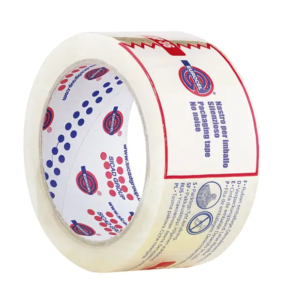 1x Nastro adesivo 50mm x 66m Trasparente PP36NN termosingolo Eurocel