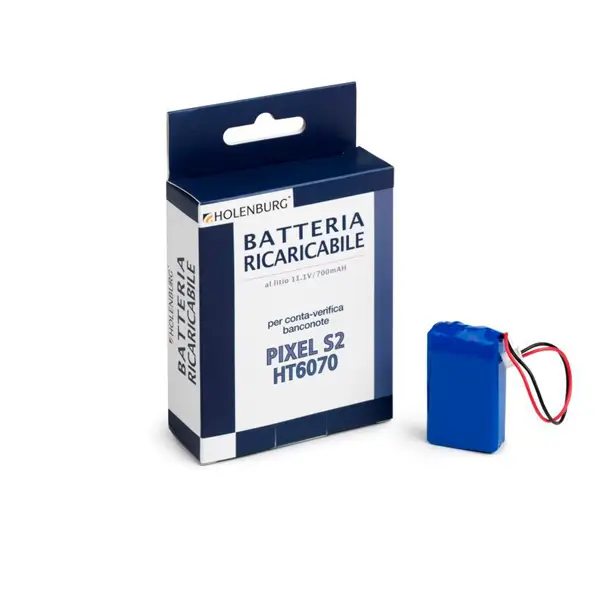 1x Batteria ricaricabile per Conta/verifica banconote PIXEL S2