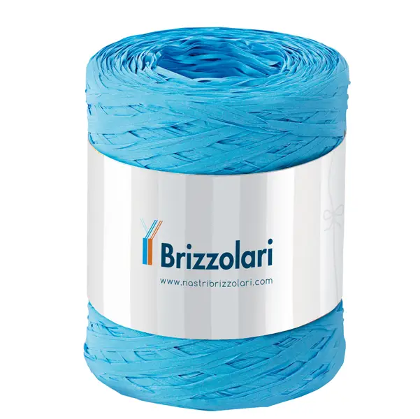 1x Rafia sintetica 6802 5mmx200mt colore azzurro 06 Brizzolari