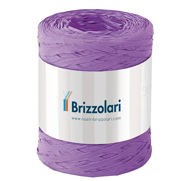 1x Rafia sintetica 6802 5mmx200mt colore lilla 16 Brizzolari