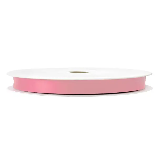 1x Nastro doppio raso 10mmx25mt colore rosa baby 32 Brizzolari